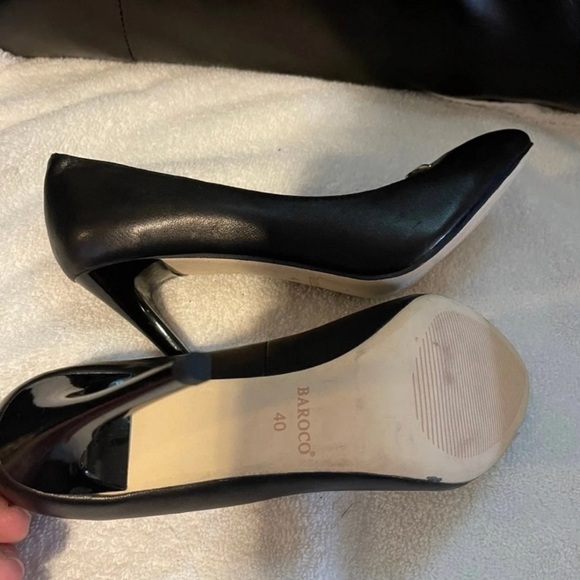 ‼️👠‼️BOGO 50% sexy black essential high heels with cream insoles size US 9.5 - Picture 7 of 8